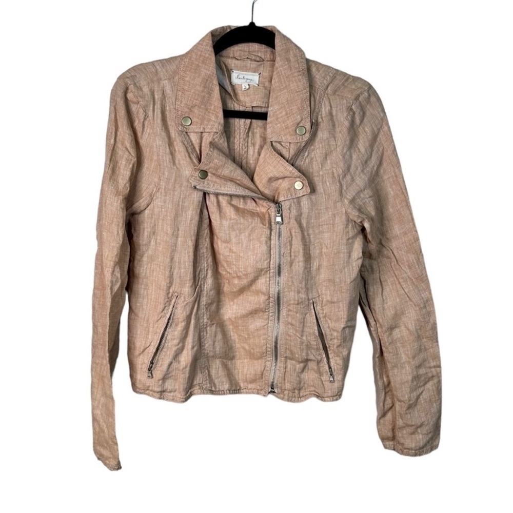 Lou & grey linen moto jacket
